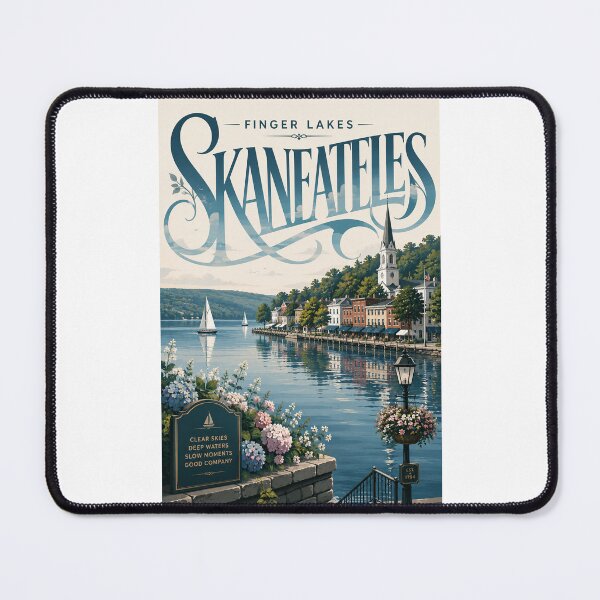 Item preview, Skaneateles Village on Skaneateles Lake in the Finger Lakes, New York designed and sold by Places On Earth.