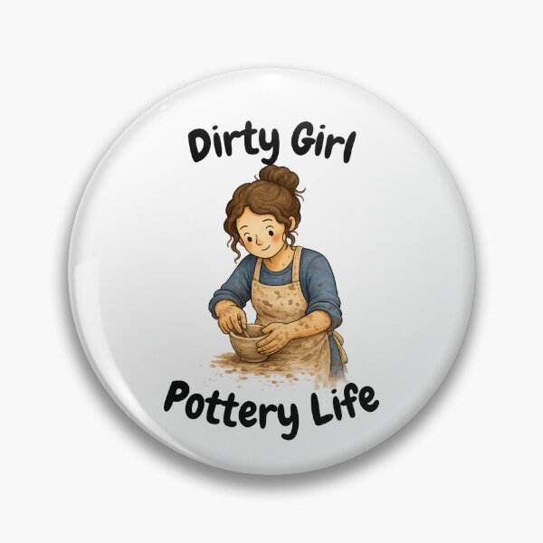 Item preview, Dirty Girl Pottery Life designed and sold by SamanthaLPottery.