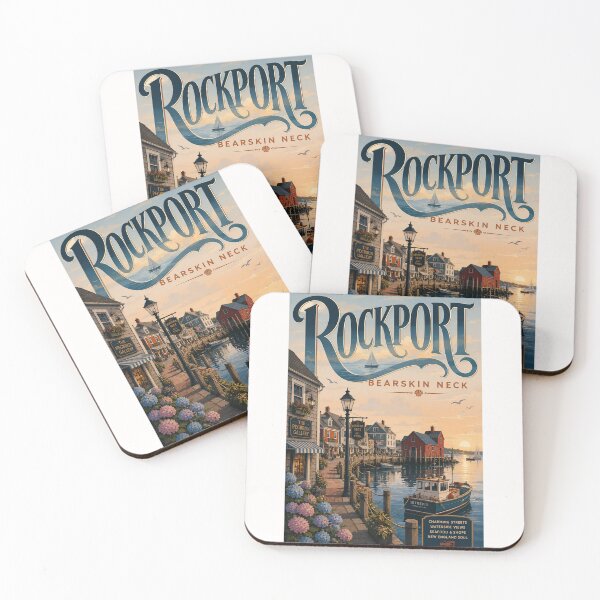 Item preview, Rockport Bearskin Neck Harbor on Cape Ann, Massachusetts designed and sold by Places On Earth.