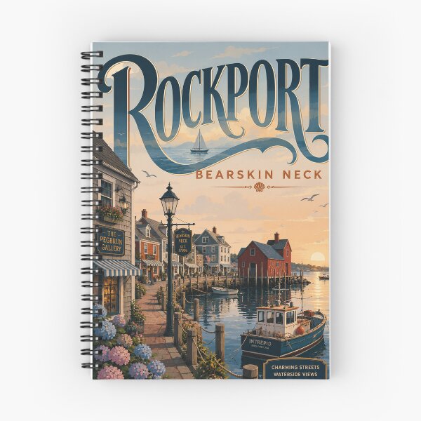 Item preview, Rockport Bearskin Neck Harbor on Cape Ann, Massachusetts designed and sold by Places On Earth.