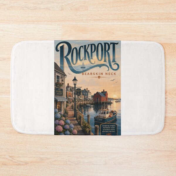 Item preview, Rockport Bearskin Neck Harbor on Cape Ann, Massachusetts designed and sold by Places On Earth.