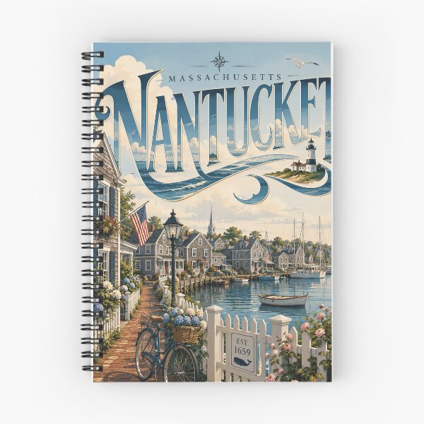 Item preview, Nantucket Island Historic Harbor and New England Coast, Massachusetts designed and sold by Places On Earth.