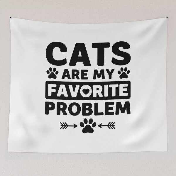 Item preview, Cats Are My Favorite Problem designed and sold by gunaone-design.