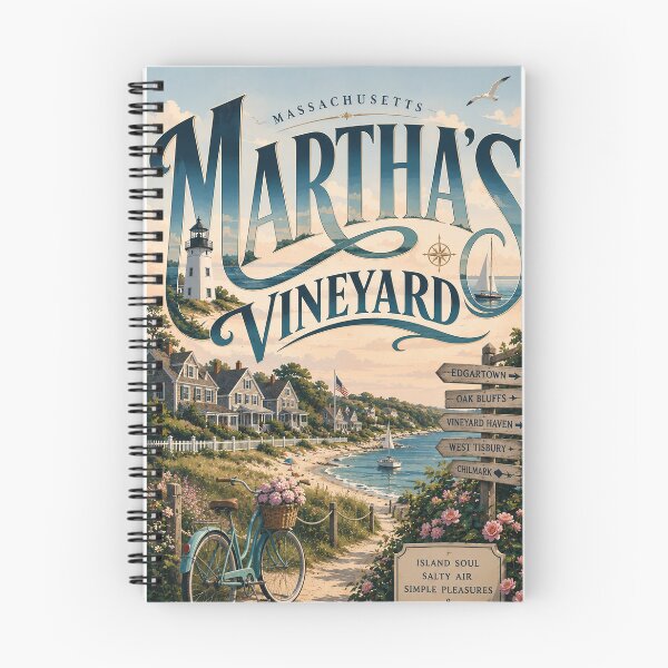 Item preview, Martha's Vineyard Coastal Villages and Lighthouse, Massachusetts designed and sold by Places On Earth.