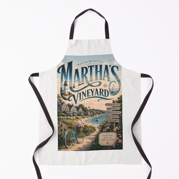 Item preview, Martha's Vineyard Coastal Villages and Lighthouse, Massachusetts designed and sold by Places On Earth.