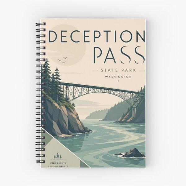 Item preview, Deception Pass Bridge and Deception Pass State Park, Washington designed and sold by Places On Earth.