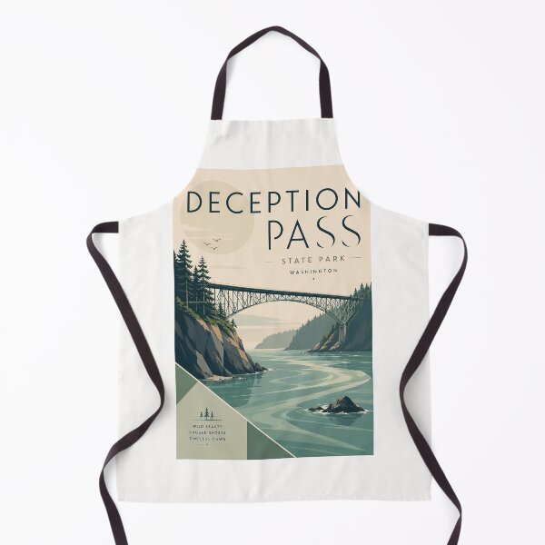 Item preview, Deception Pass Bridge and Deception Pass State Park, Washington designed and sold by Places On Earth.