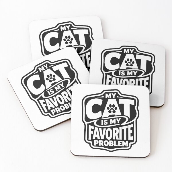 Item preview, My Cat Is My Favorite Problem designed and sold by gunaone-design.