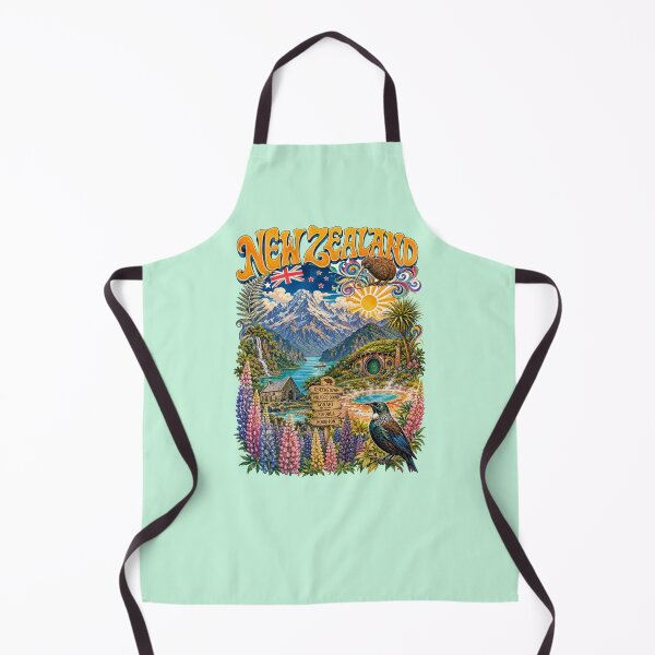 Item preview, New Zealand Pure Wonder Vintage Travel Poster designed and sold by Skyrocketz.