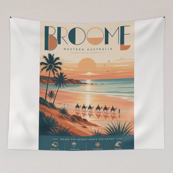 Item preview, Broome Cable Beach Sunset on the Kimberley Coast, Western Australia designed and sold by Places On Earth.