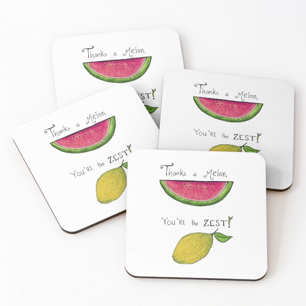 Item preview, Thanks a melon, you're the zest! designed and sold by ArtByAbend.