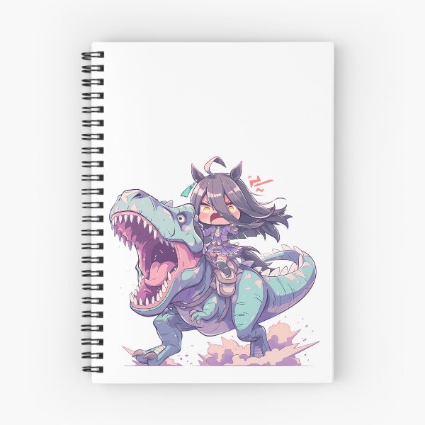 Item preview, Manhattan Cafe Uma Musume Spooky Chibi Dinosaur Escape designed and sold by Dashsopaner.