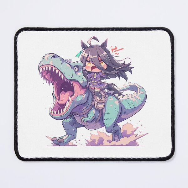 Item preview, Manhattan Cafe Uma Musume Spooky Chibi Dinosaur Escape designed and sold by Dashsopaner.