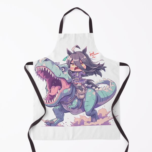 Item preview, Manhattan Cafe Uma Musume Spooky Chibi Dinosaur Escape designed and sold by Dashsopaner.