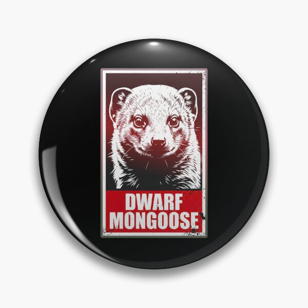 Item preview, Dwarf Mongoose Vintage Wildlife Poster | Retro Animal Illustration [typeA] designed and sold by LOVEARTDESIGN.