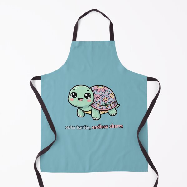 Item preview, Cute Turtle, Endless Charm | Kawaii Floral Turtle Cartoon Design designed and sold by morning sun.