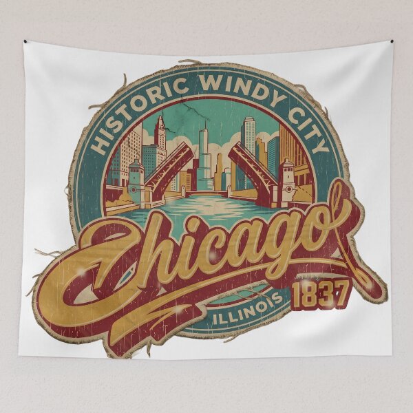 Item preview, Historic Windy City Chicago Vintage Badge designed and sold by castillomiami.