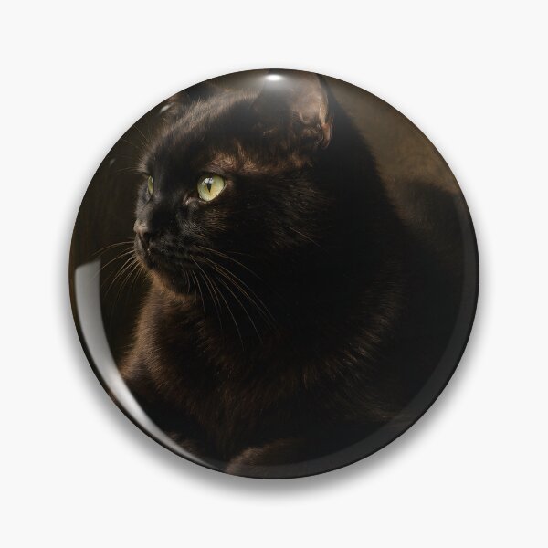 Item preview, Bobby – Black Cat Memorial Portrait | Elegant Gothic Pet Tribute Art designed and sold by ttrimm.