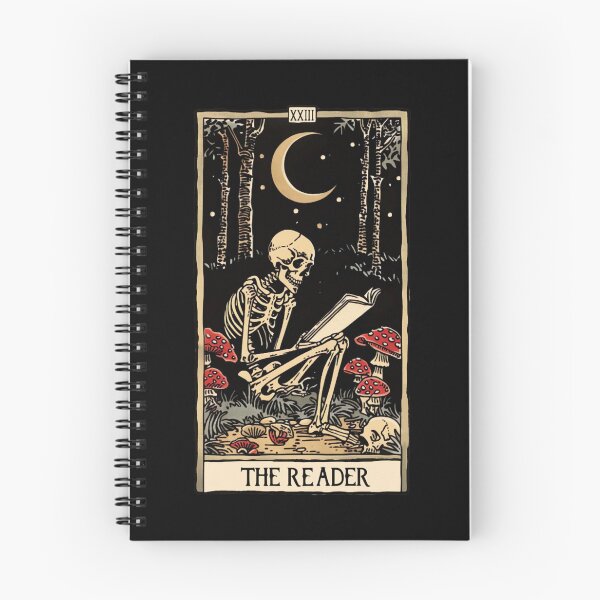 Item preview, the reader antique tarot cartomancy - skull and mushrooms with moon designed and sold by nemgagenpe.