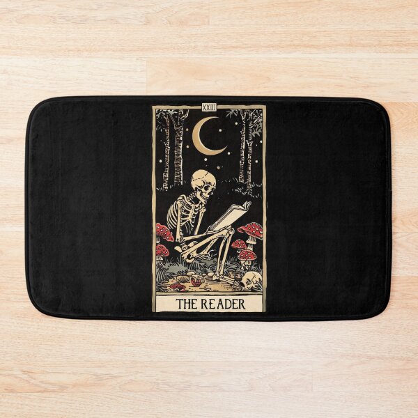 Item preview, the reader antique tarot cartomancy - skull and mushrooms with moon designed and sold by nemgagenpe.