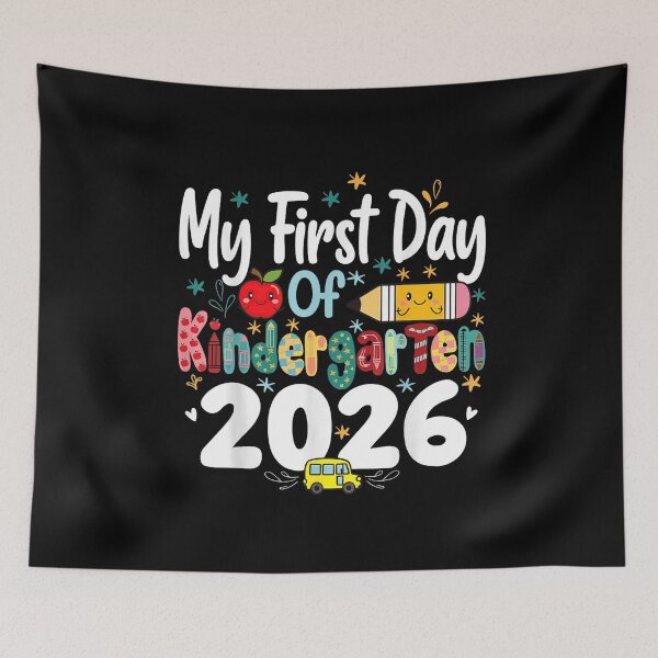 Item preview, My First Day of Kindergarten 2026 Back to School Cute Kids T-Shirt designed and sold by defvulan.