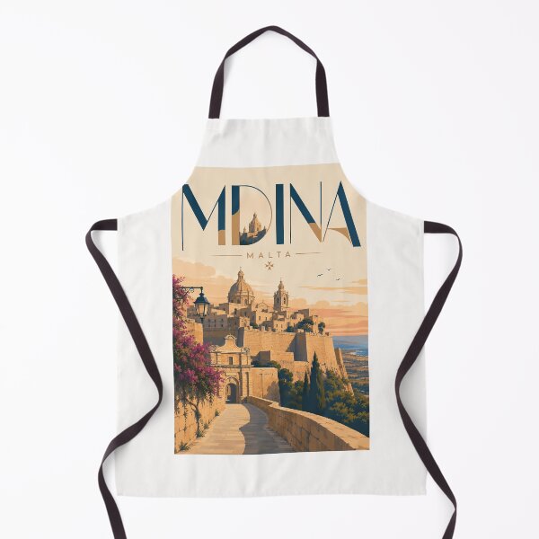Item preview, Mdina Malta Silent City Bastions and Baroque Cathedral Skyline designed and sold by Places On Earth.