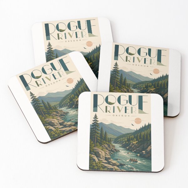 Item preview, Rogue River Oregon Canyon through Klamath Mountains designed and sold by Places On Earth.