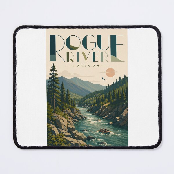 Item preview, Rogue River Oregon Canyon through Klamath Mountains designed and sold by Places On Earth.