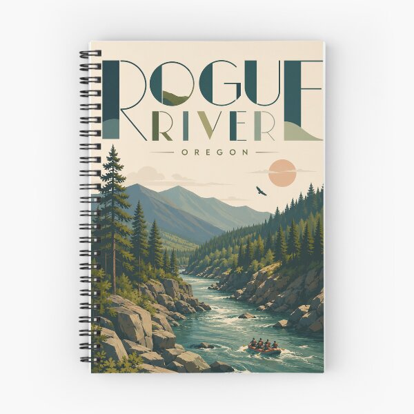 Item preview, Rogue River Oregon Canyon through Klamath Mountains designed and sold by Places On Earth.