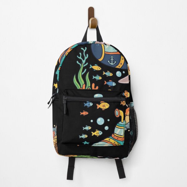 Item preview, Cute Submarine Shark Ocean Treasure Adventure designed and sold by snowry.