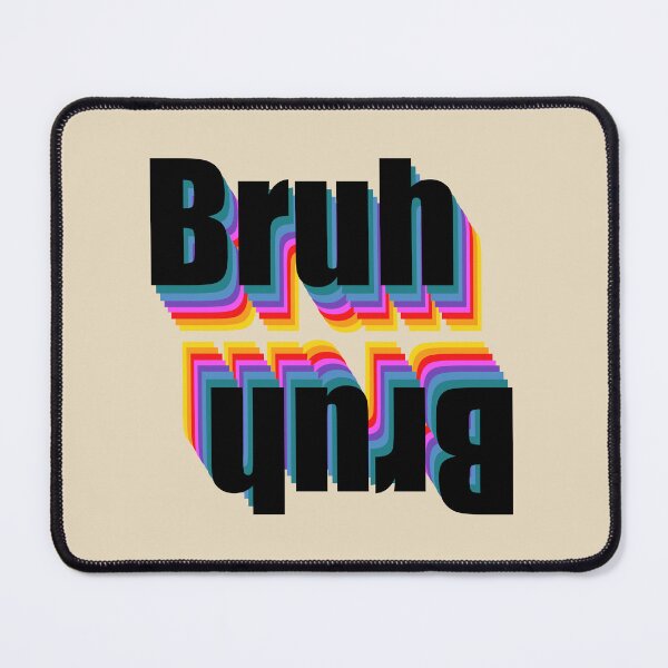 Item preview, Bruh retro ambigram designed and sold by The Retro Stop.