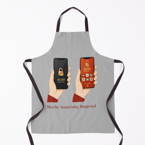 Item preview, Maybe Something Happened Funny Phone Addiction Checking Screen Illustration designed and sold by Northern Glow Art.
