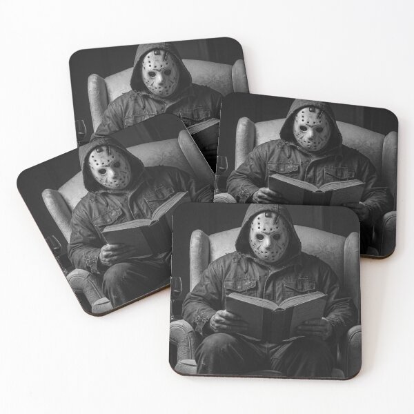 Item preview, Jason Voorhees Tshirts Funny Halloween Jason Is Reading Books designed and sold by Dibarassi.