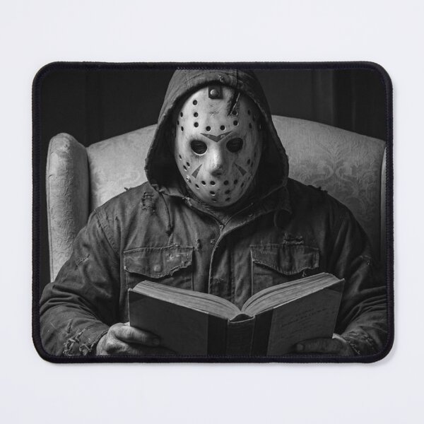 Item preview, Jason Voorhees Tshirts Funny Halloween Jason Is Reading Books designed and sold by Dibarassi.
