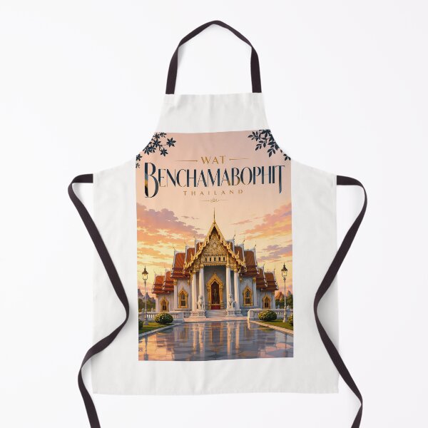 Item preview, Wat Benchamabophit Bangkok Marble Temple Thailand designed and sold by Places On Earth.