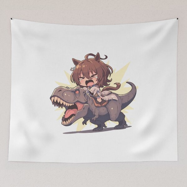 Item preview, Agnes Tachyon Uma Musume Chibi Dinosaur Racing Experiment designed and sold by Dashsopaner.