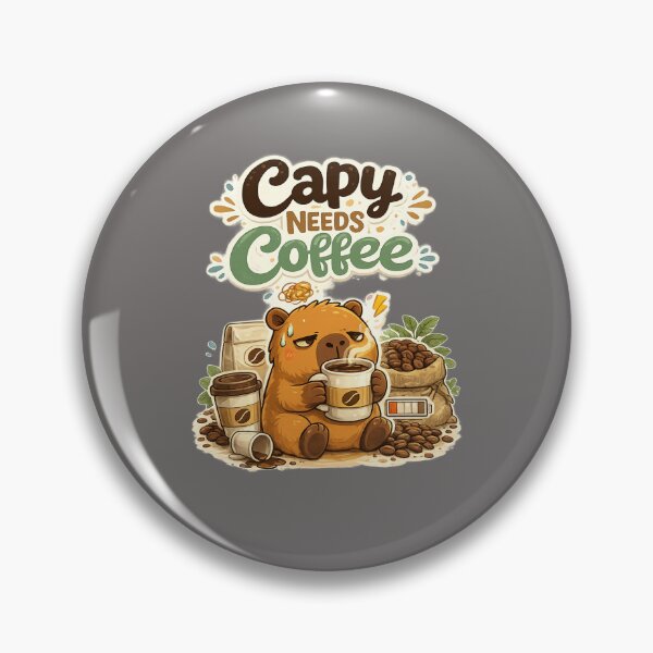 Item preview, Capy Needs Coffee – Funny Capybara Coffee Lover T-Shirt designed and sold by DailyTrendFinds.