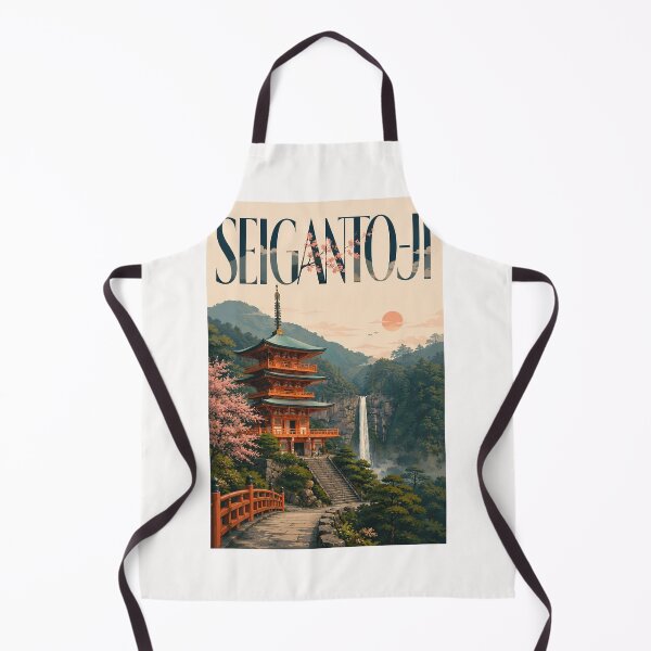 Item preview, Seiganto ji Pagoda and Nachi Falls Wakayama Japan designed and sold by Places On Earth.