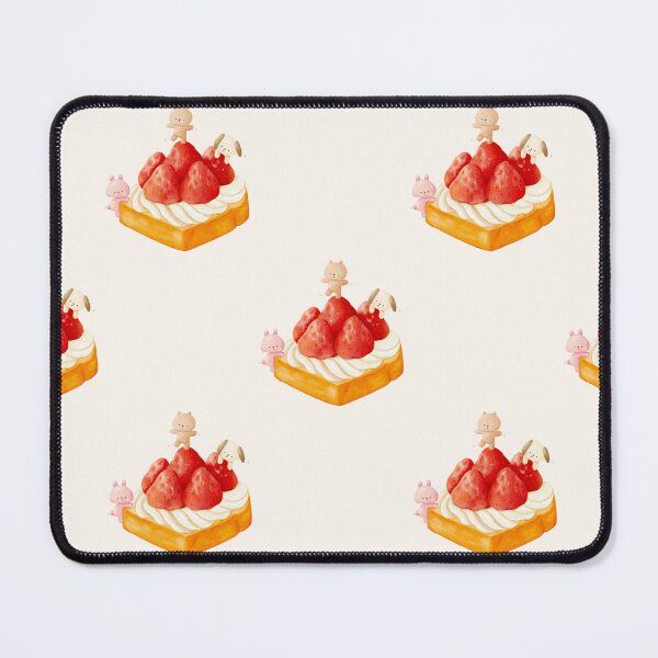 Item preview, Cute Strawberry Cream Toast & Friends Seamless Pattern designed and sold by Tokki Treats .