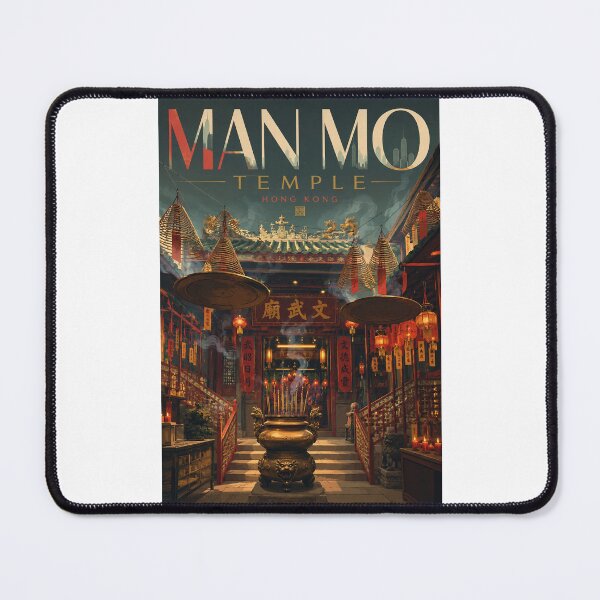 Item preview, Man Mo Temple Hong Kong Sheung Wan Heritage Landmark designed and sold by Places On Earth.