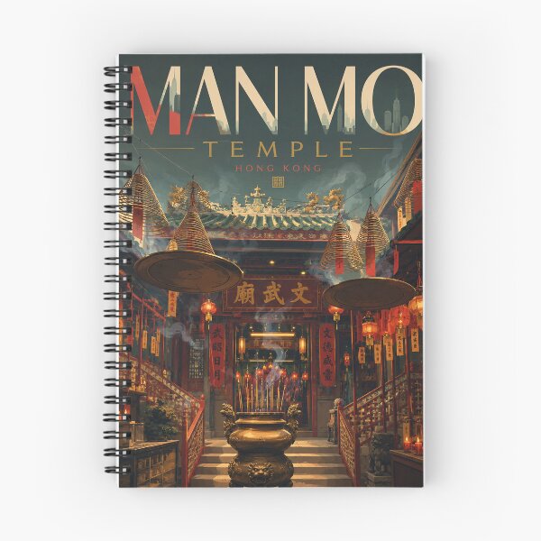 Item preview, Man Mo Temple Hong Kong Sheung Wan Heritage Landmark designed and sold by Places On Earth.