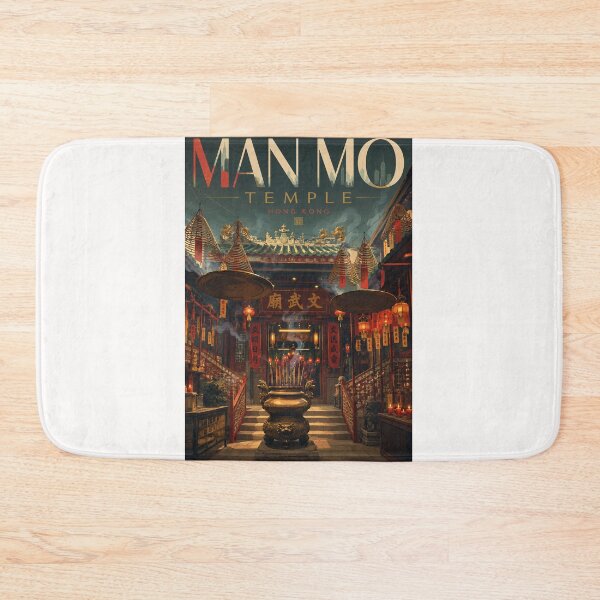 Item preview, Man Mo Temple Hong Kong Sheung Wan Heritage Landmark designed and sold by Places On Earth.