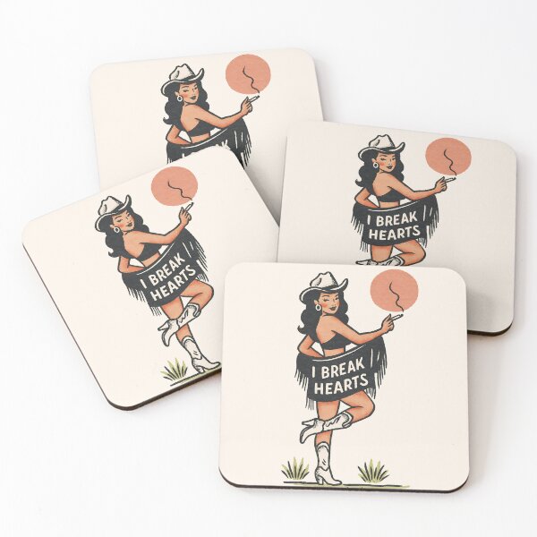 Item preview, Retro Pin Up Cowgirl - I Break Hearts designed and sold by legendaryskins.