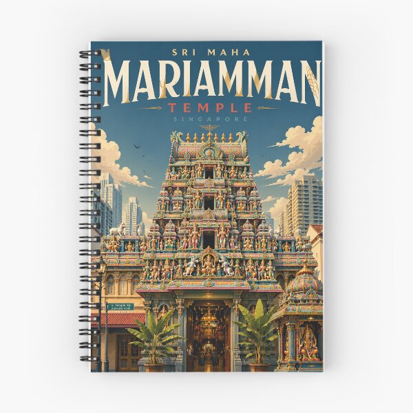 Item preview, Sri Maha Mariamman Temple Chinatown Singapore Hindu Landmark designed and sold by Places On Earth.