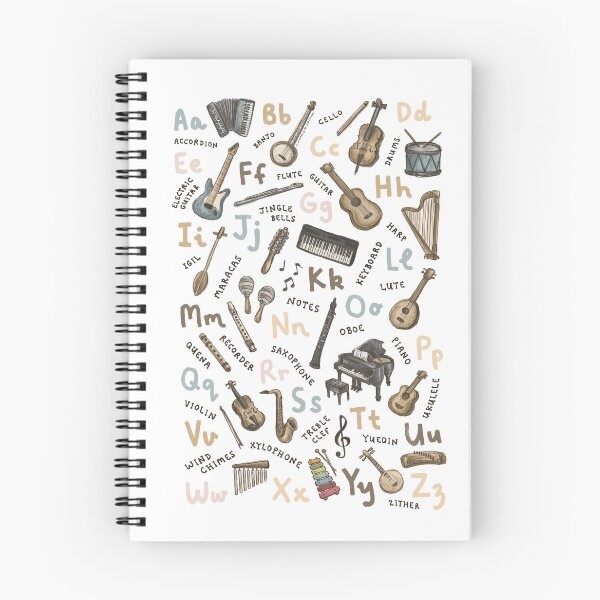 Item preview, Musical Instruments Alphabet designed and sold by Those Pencil Shavings.