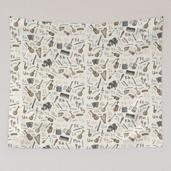 Item preview, Musical Instruments Alphabet designed and sold by Those Pencil Shavings.
