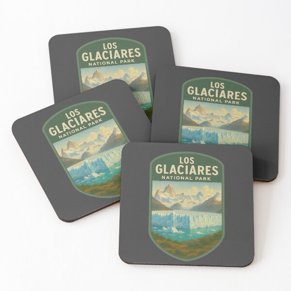 Item preview, Argentina National Parks Vintage Travel Prints: Los Glaciares designed and sold by PinUpPizzazz.