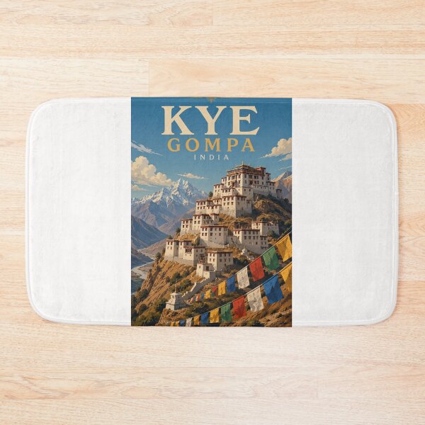 Item preview, Key Gompa Spiti Valley Himachal Pradesh India Himalayan Monastery designed and sold by Places On Earth.