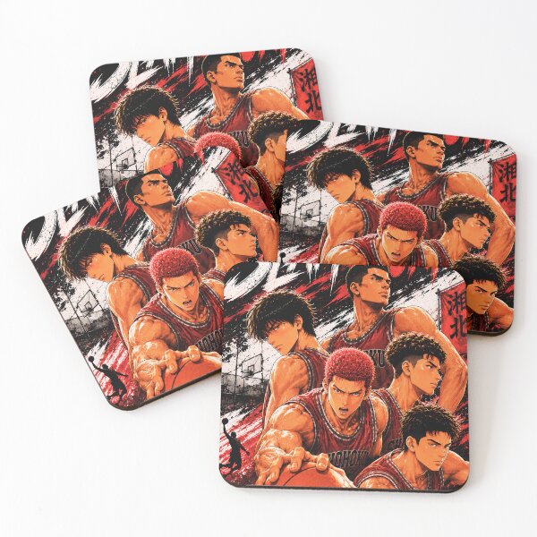 Item preview, Shohoku Basketball Team Anime Poster I Slam Dunk Anime Notebook/Poster designed and sold by Lilpixieh.