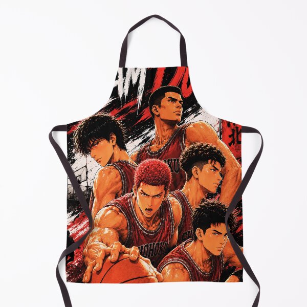 Item preview, Shohoku Basketball Team Anime Poster I Slam Dunk Anime Notebook/Poster designed and sold by Lilpixieh.